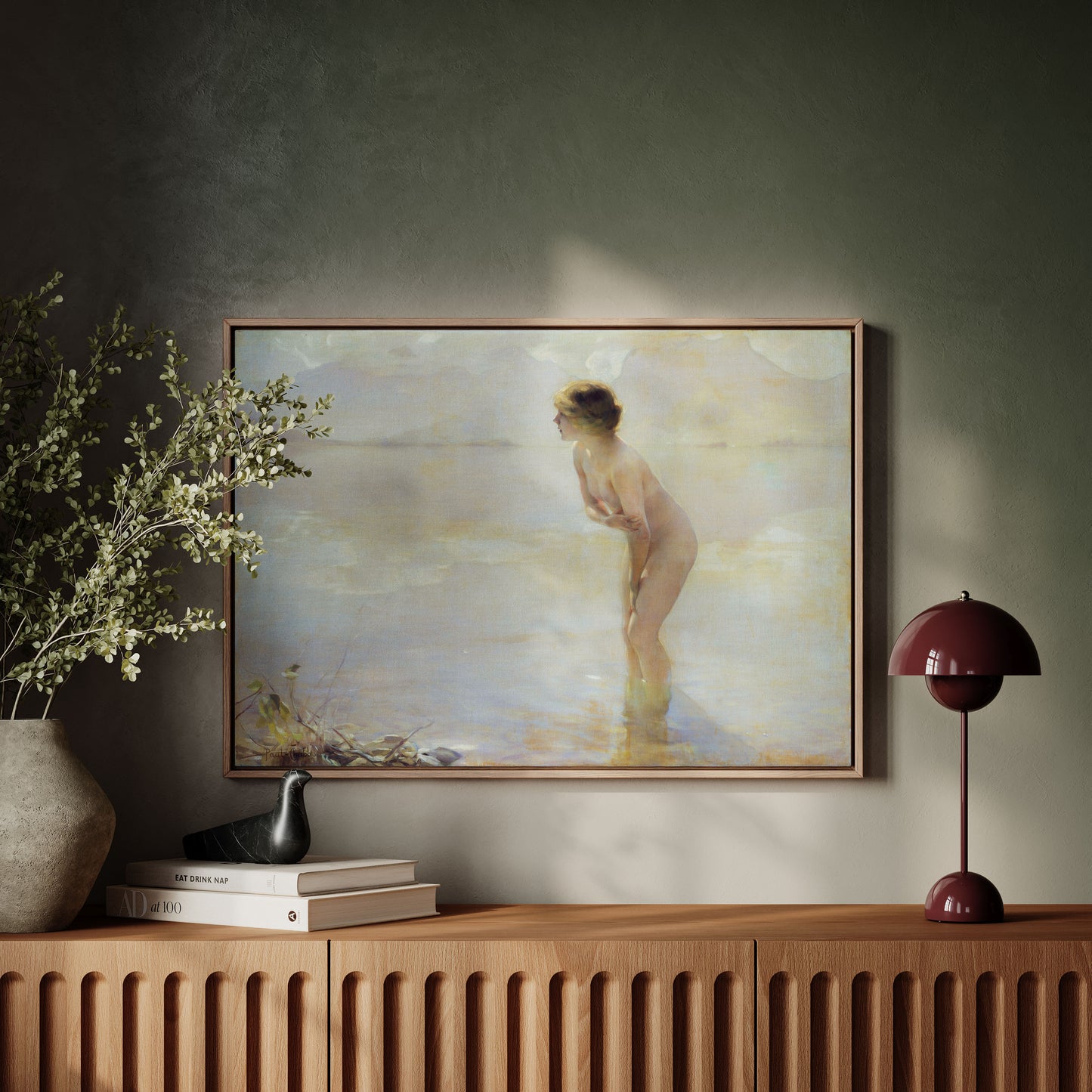 Exklusiv inramad canvastavla i stort format. September morning by Paul Emilé Chabas.