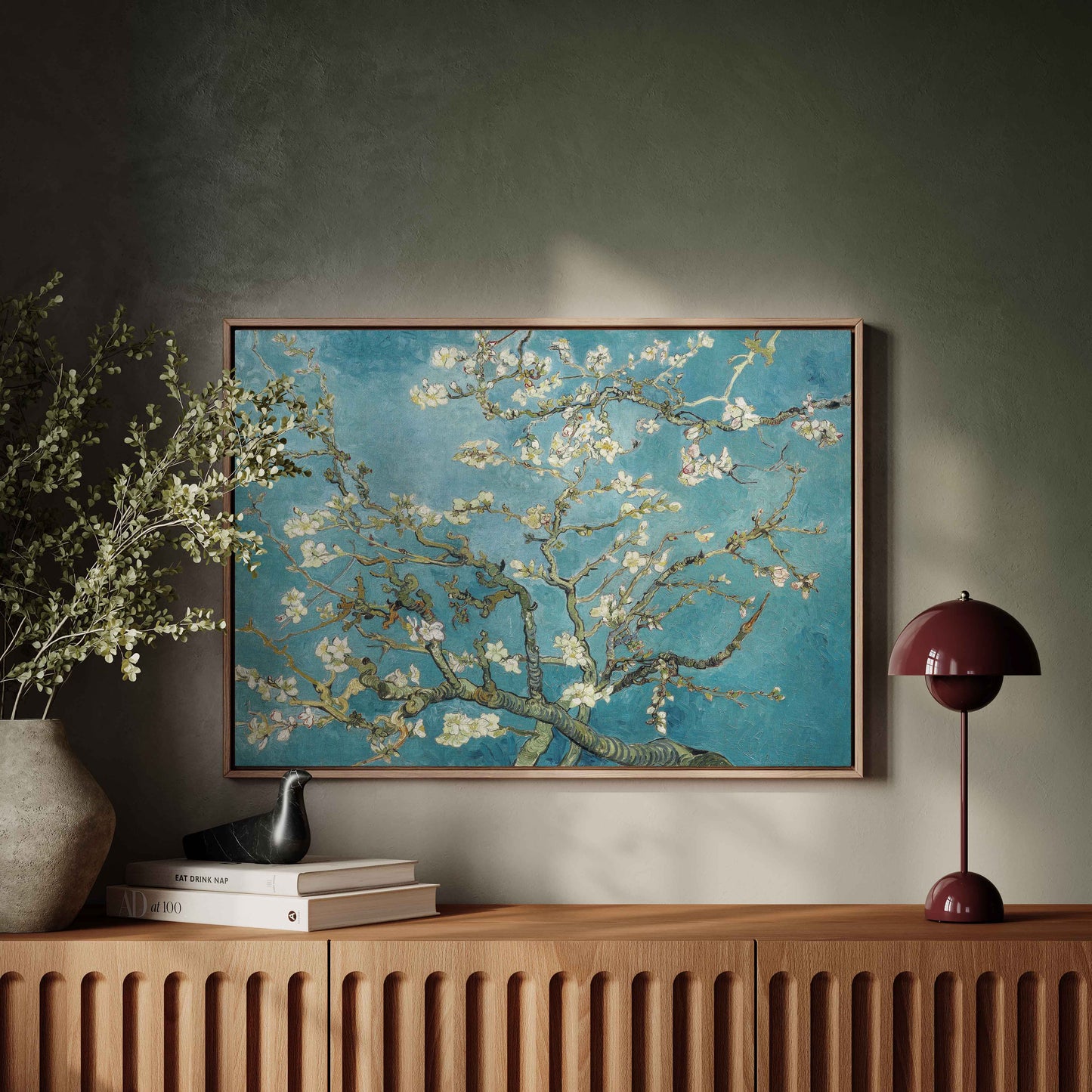 Exklusiv inramad canvastavla i stort format. Almond blossom av Vincent van Gogh.