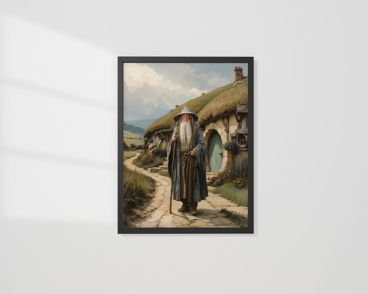 Sagan om Ringen inspirerad målning.