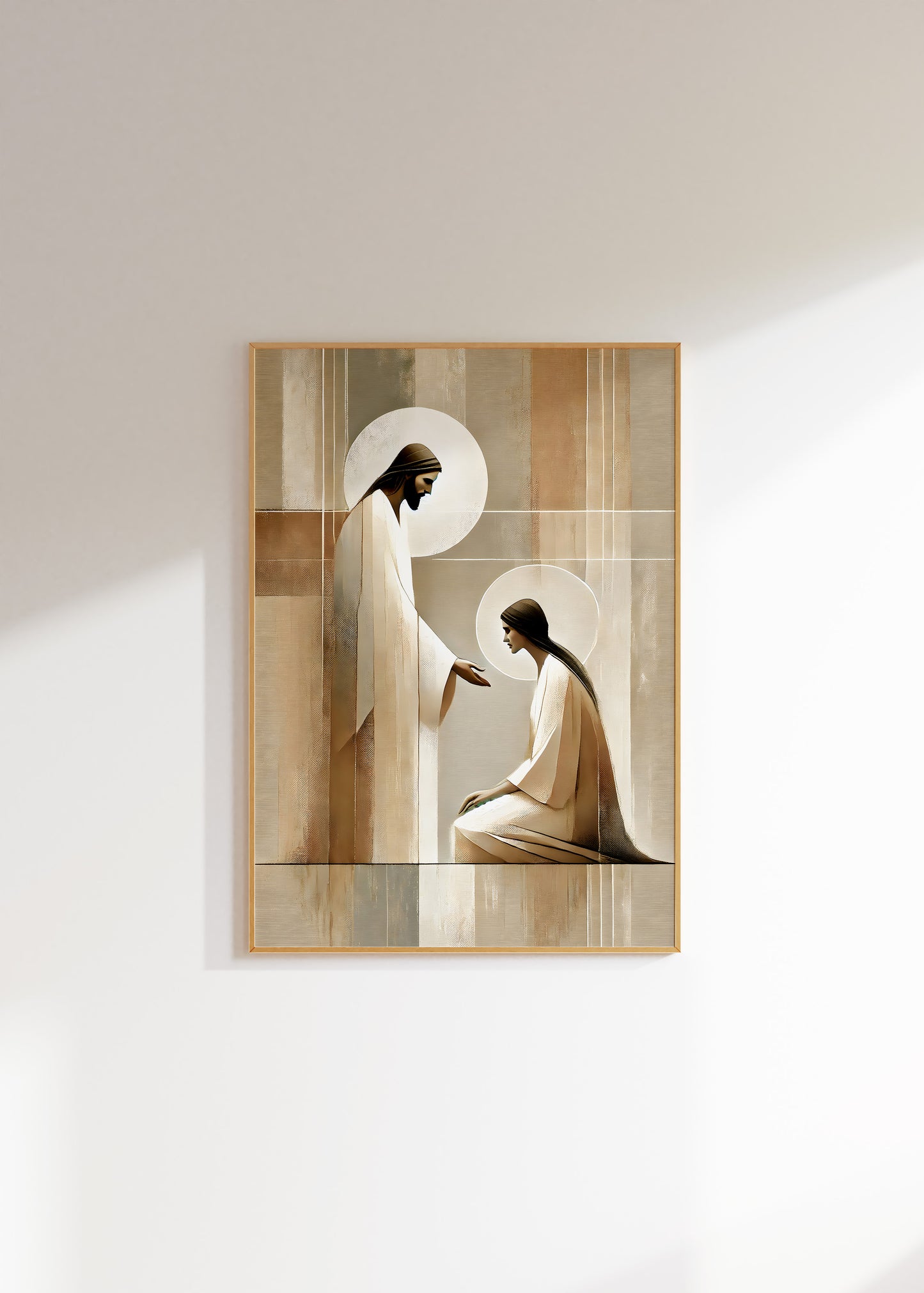 Minimalistisk Kristen konst, Jesus helar kvinna.