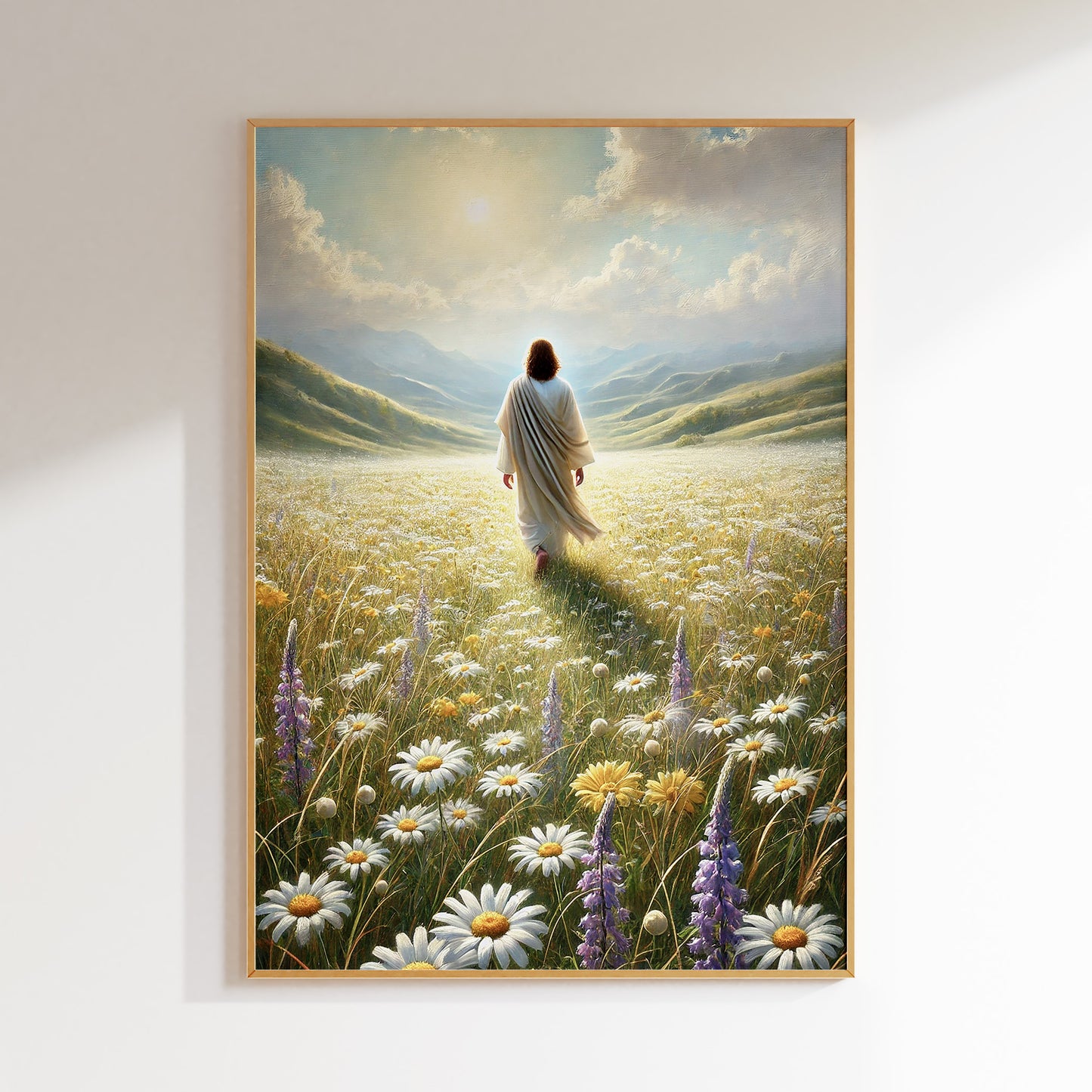 Jesus går mot ljuset Poster.