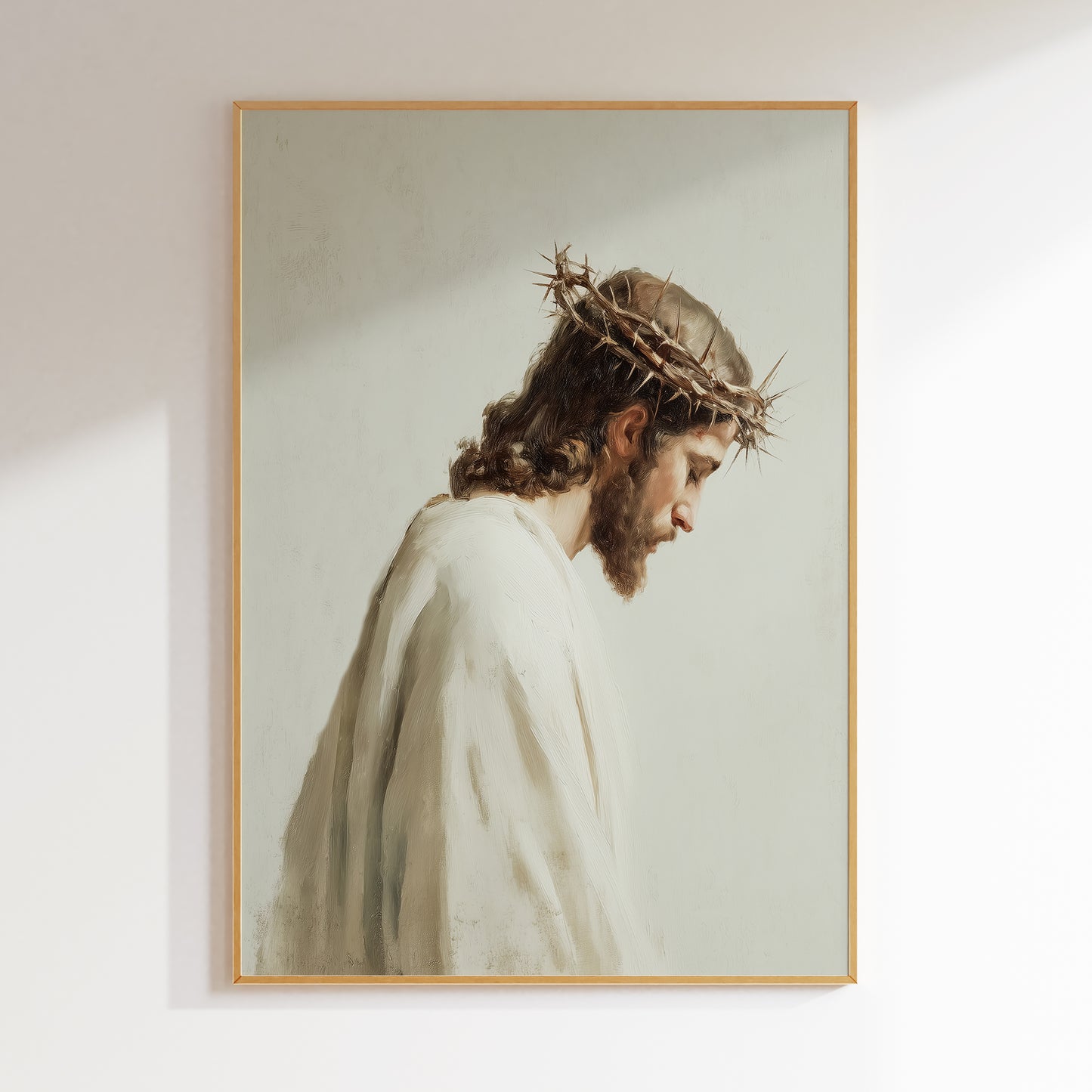 Jesus med törnekrona poster.