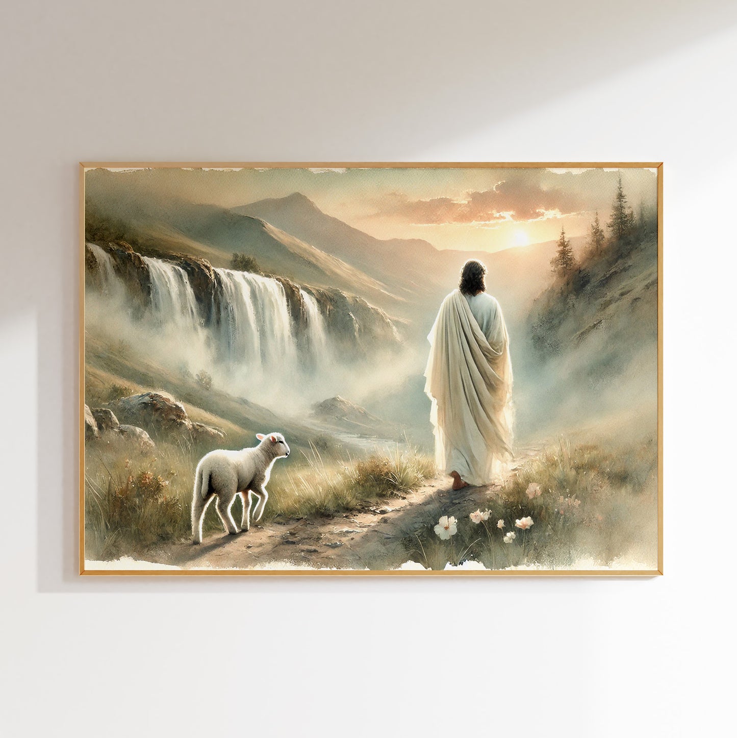 Herren är min herde, Jesus Poster.