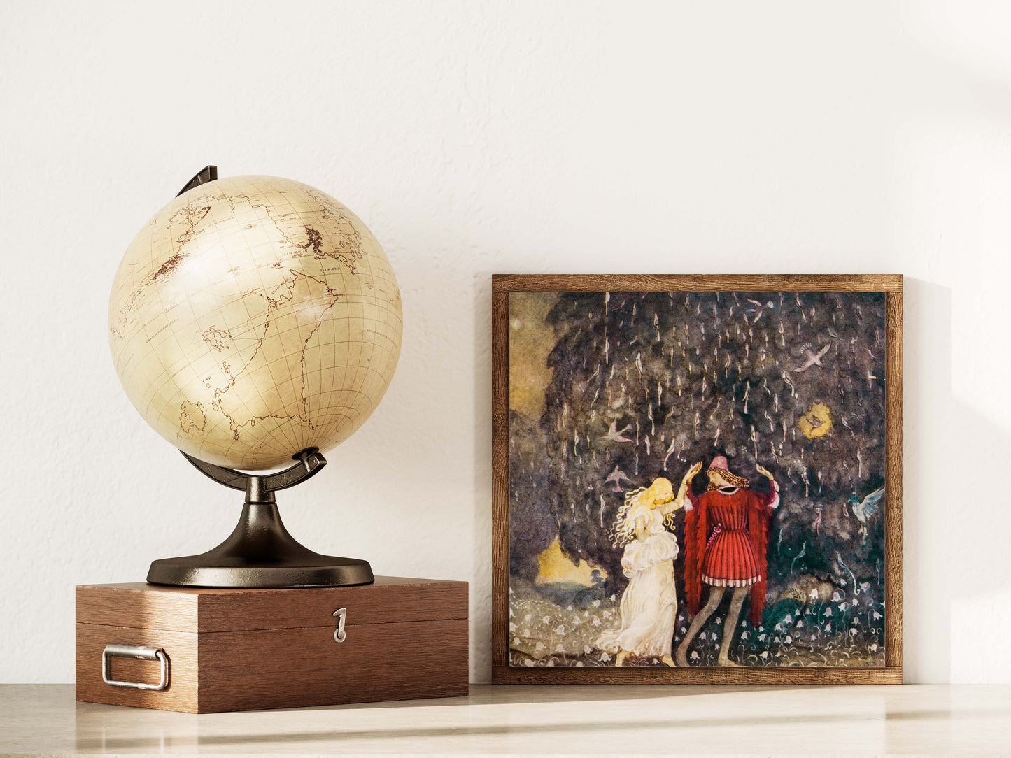 Lena och Riddaren dansar av John Bauer.
