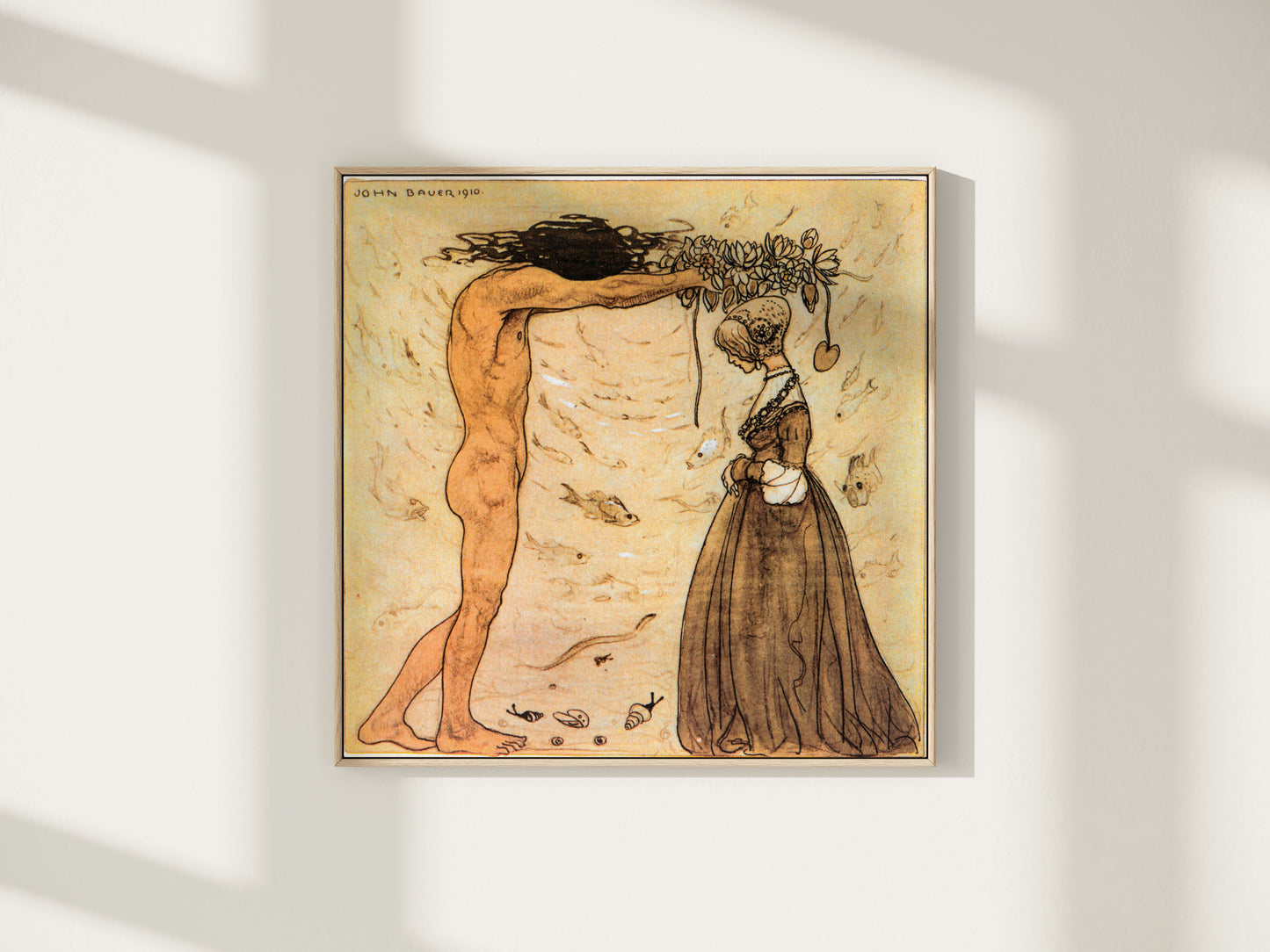 Vintage Poster av John Bauer.