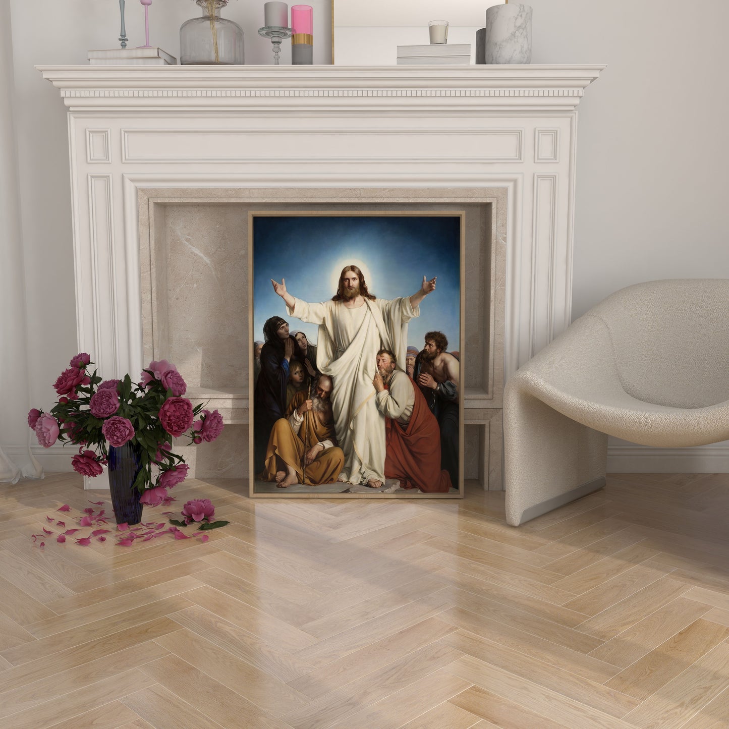 Christ the Consolator av Carl Bloch.