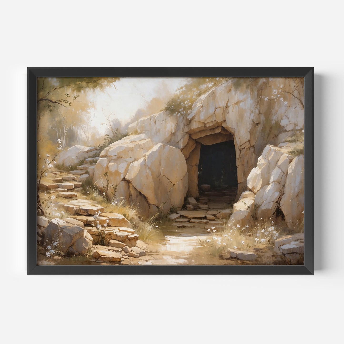 Jesus uppstånden, "empty tomb" poster.
