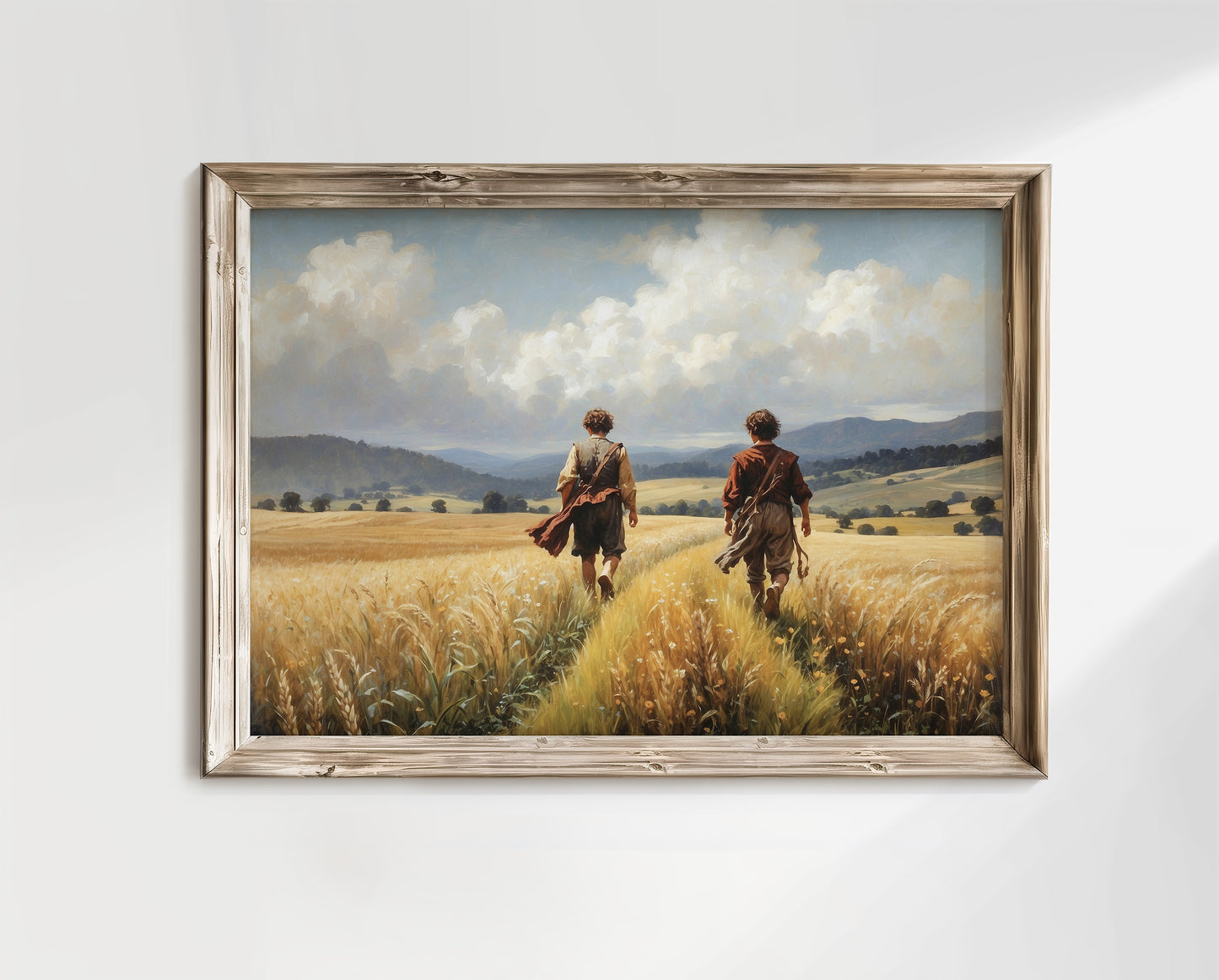 Sagan om Ringen inspirerad målning.