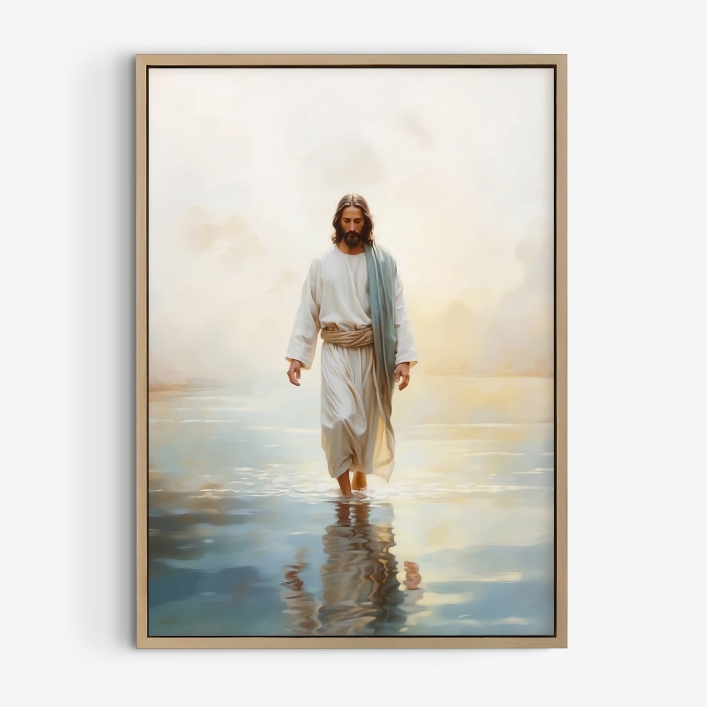 Kristen poster, Jesus går på vattnet.