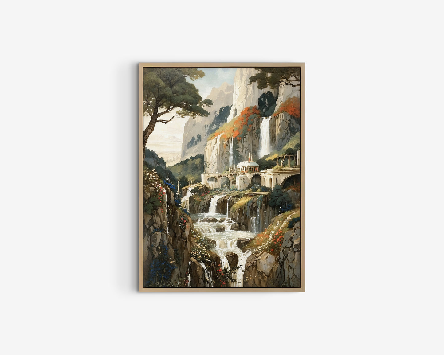 Sagan om Ringen inspirerad målning.