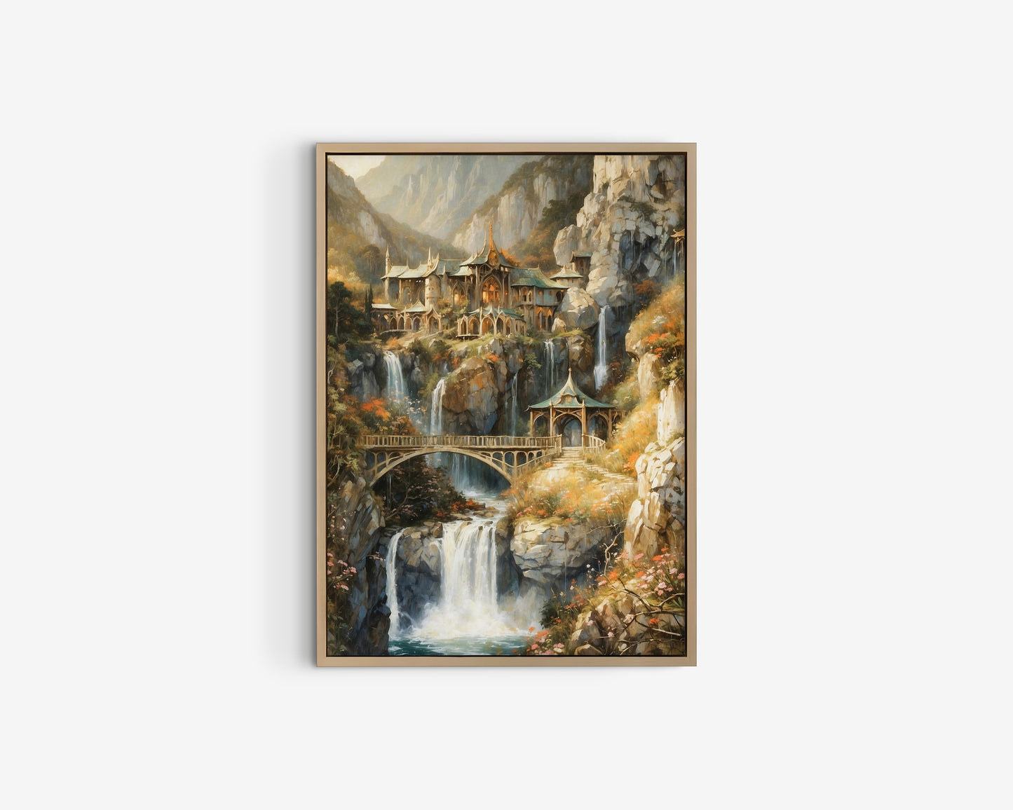 Sagan om Ringen inspirerad poster, Rivendell.