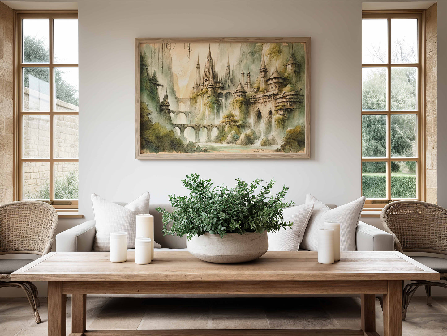 Sagan om Ringen inspirerad poster, Rivendell.
