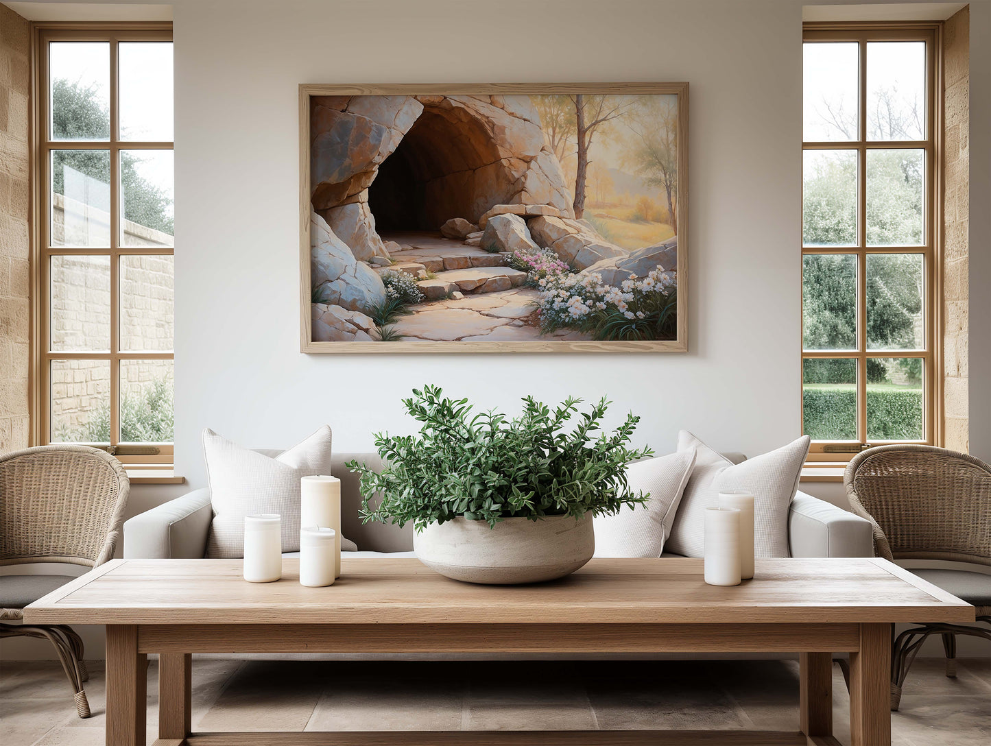 Jesus uppstånden, "empty tomb" poster.