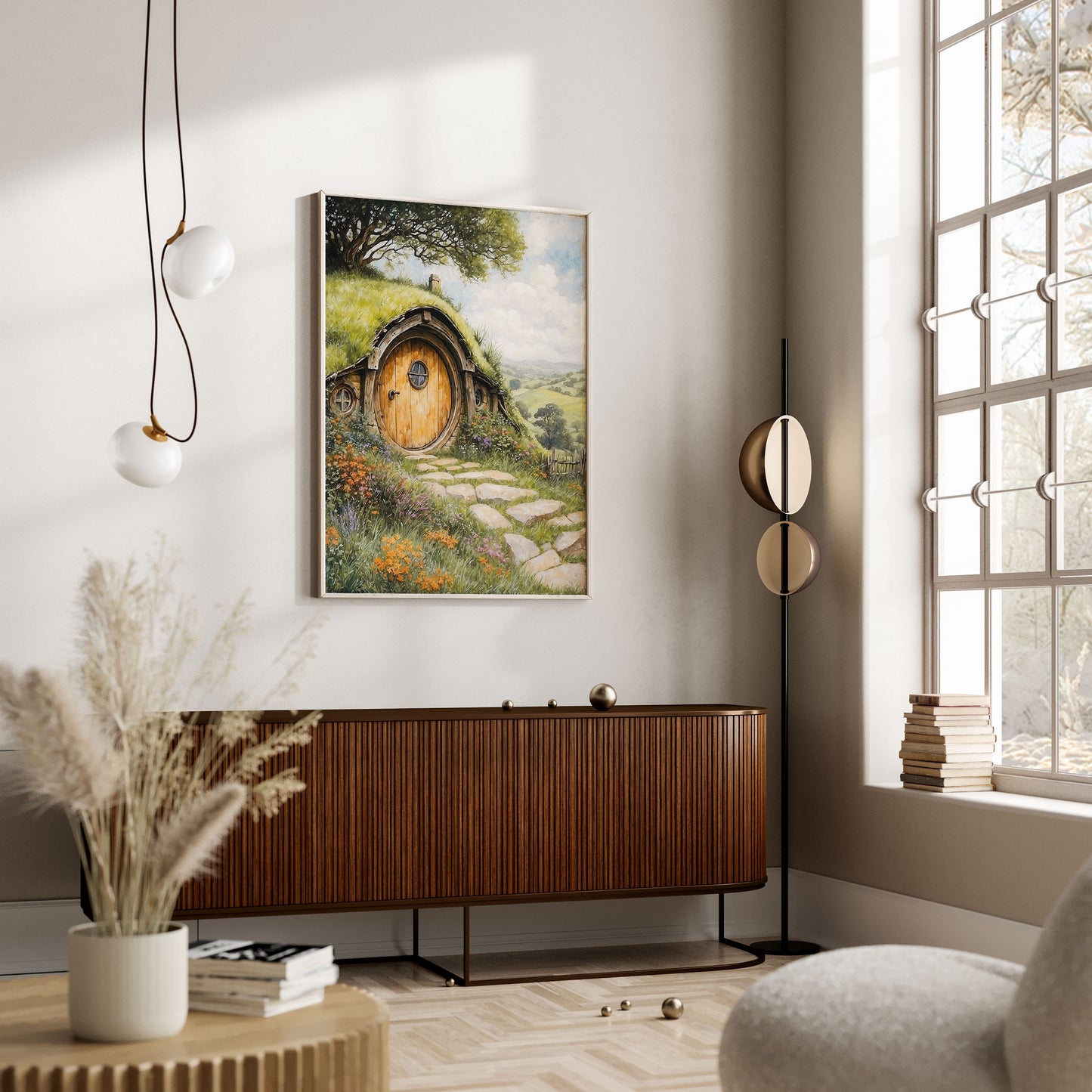 Sagan om Ringen inspirerad poster.