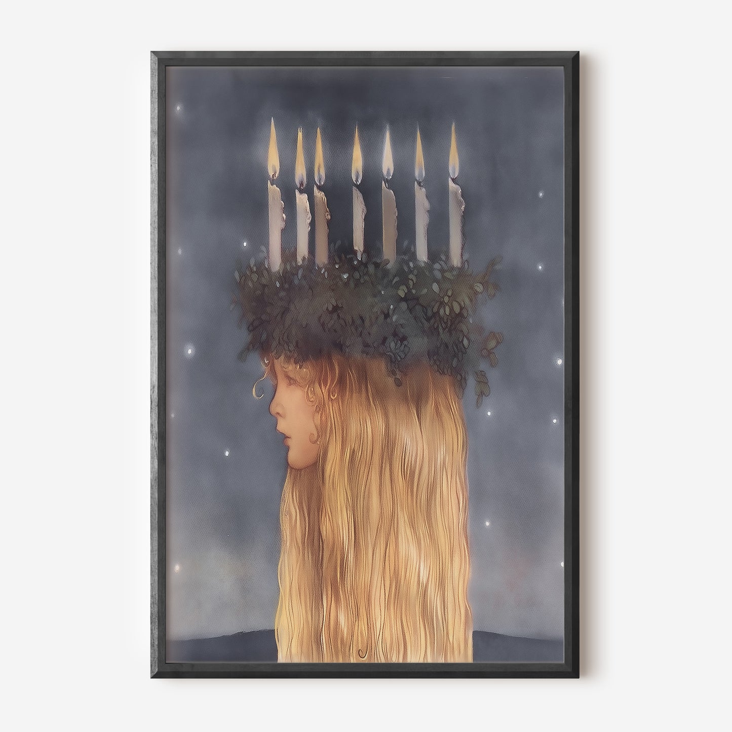 John Bauers Klassiska Lucia Poster