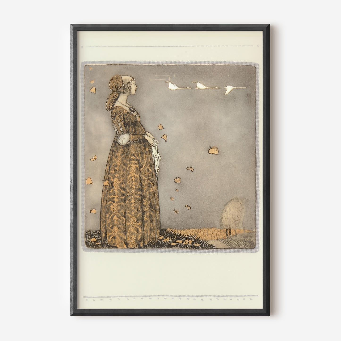 John Bauer Poster, Prinsessa på fält.