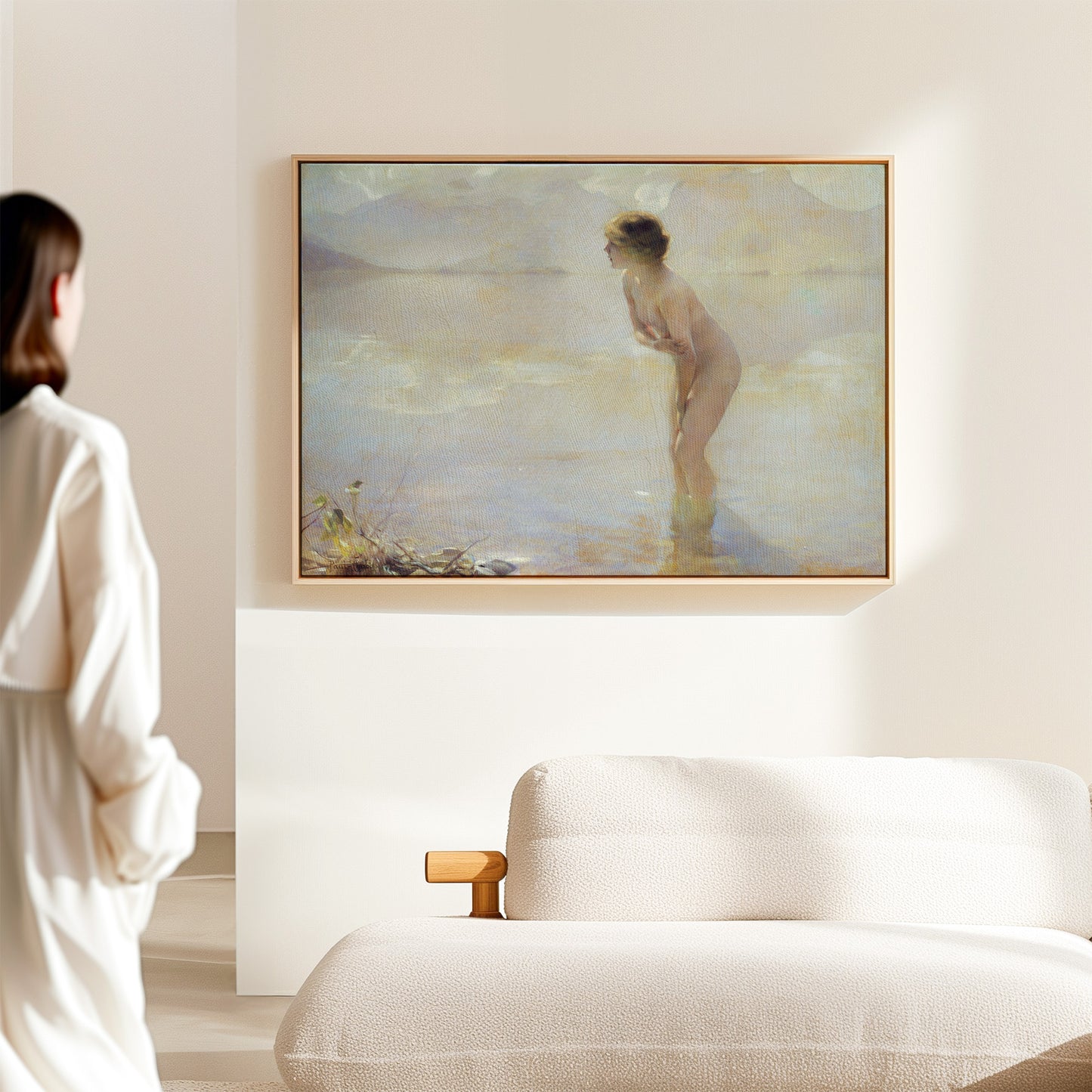 Exklusiv inramad canvastavla i stort format. September morning by Paul Emilé Chabas.