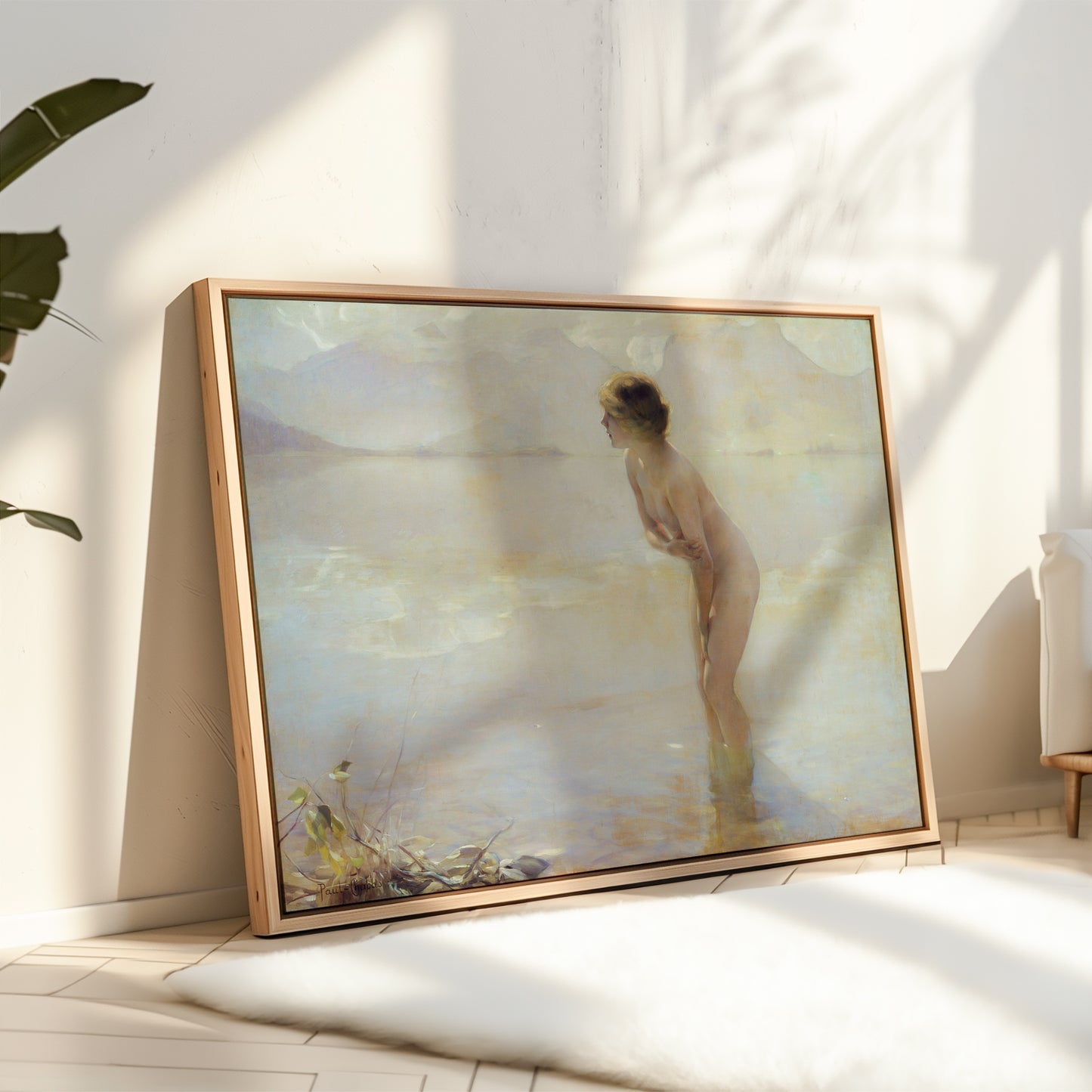 Exklusiv inramad canvastavla i stort format. September morning by Paul Emilé Chabas.