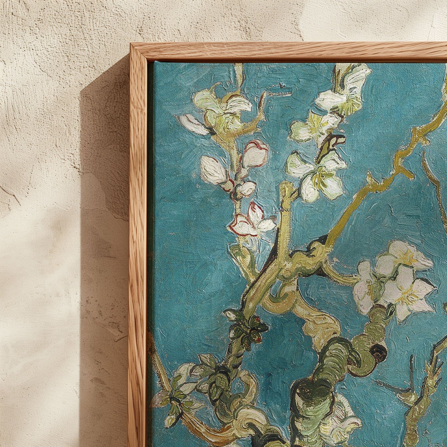 Exklusiv inramad canvastavla i stort format. Almond blossom av Vincent van Gogh.
