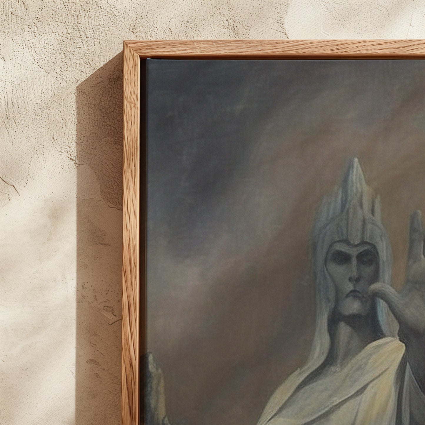 Exklusiv inramad canvastavla i stort format. Sagan om Ringen inspirerat fantasymotiv.
