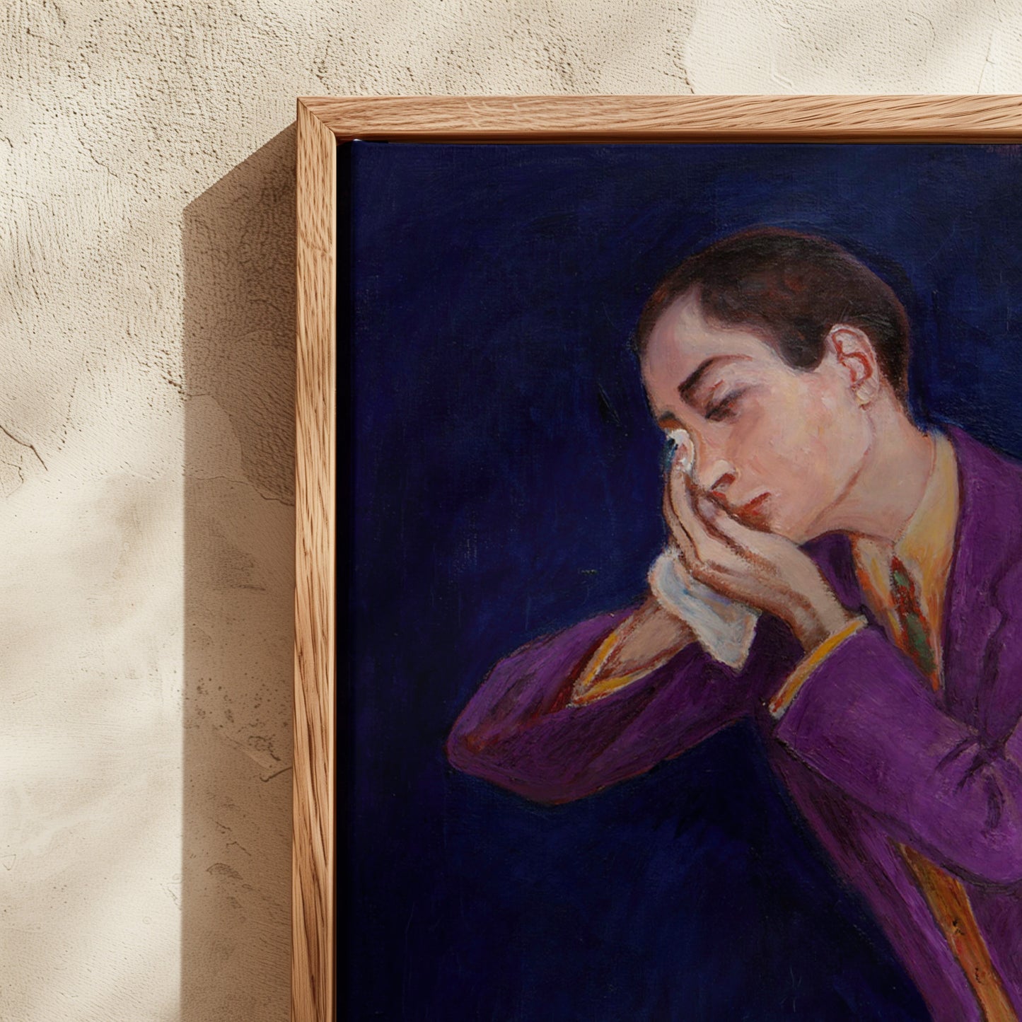 Exklusiv inramad canvastavla i stort format. Den döende Dandyn av Nils Dardel.