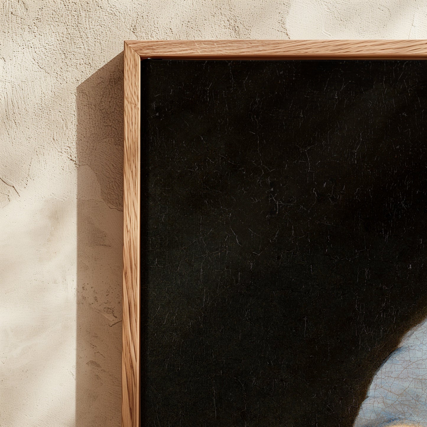 Exklusiv inramad canvastavla i stort format. Flickan med pärlörhänget av Johannes Vermeer.