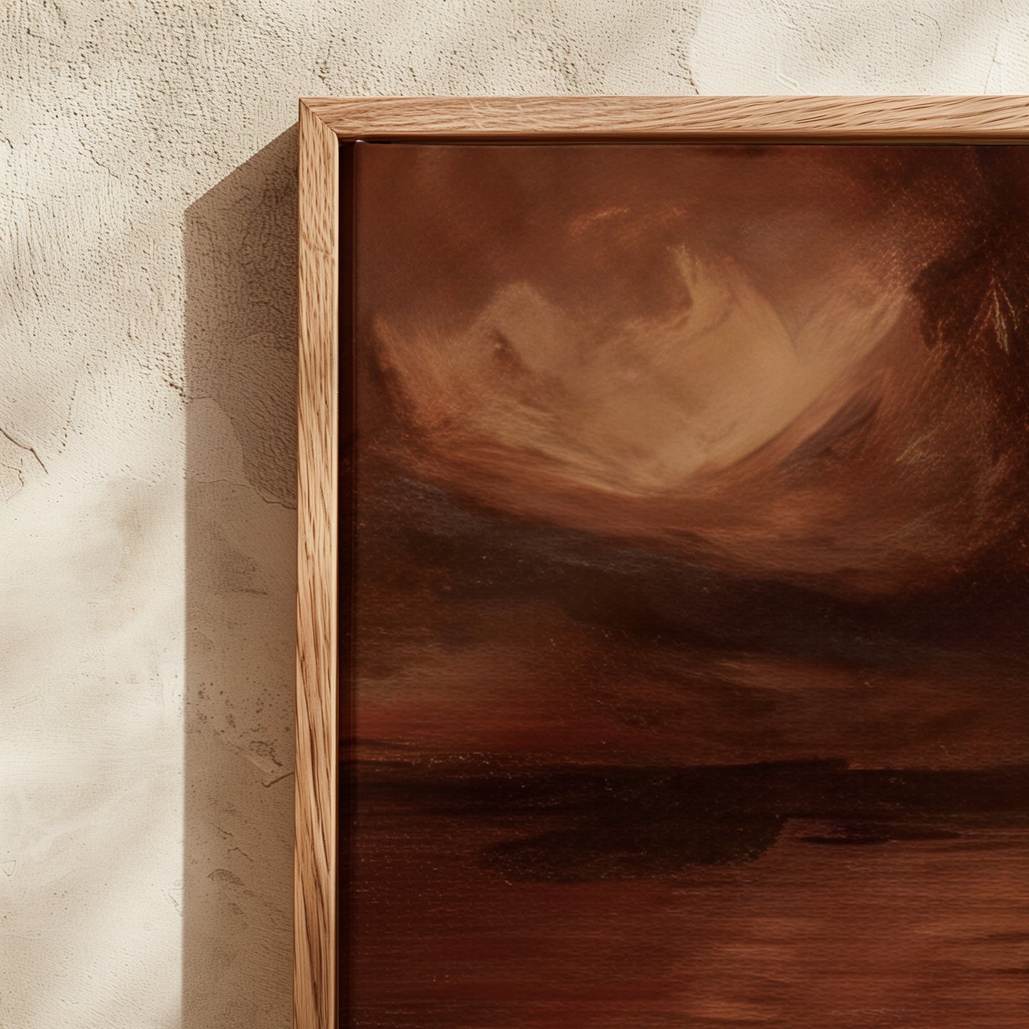 Exklusiv inramad canvastavla i stort format. At Dusk av Paul Chabas.