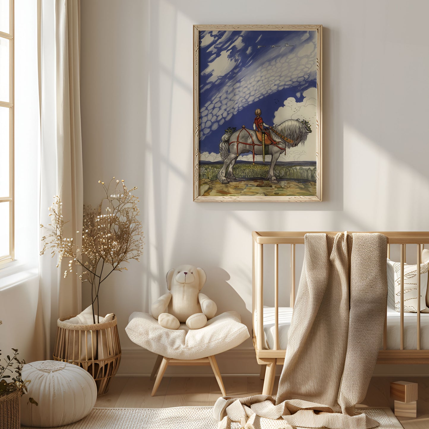 John Bauer Poster, Riddarpojken.