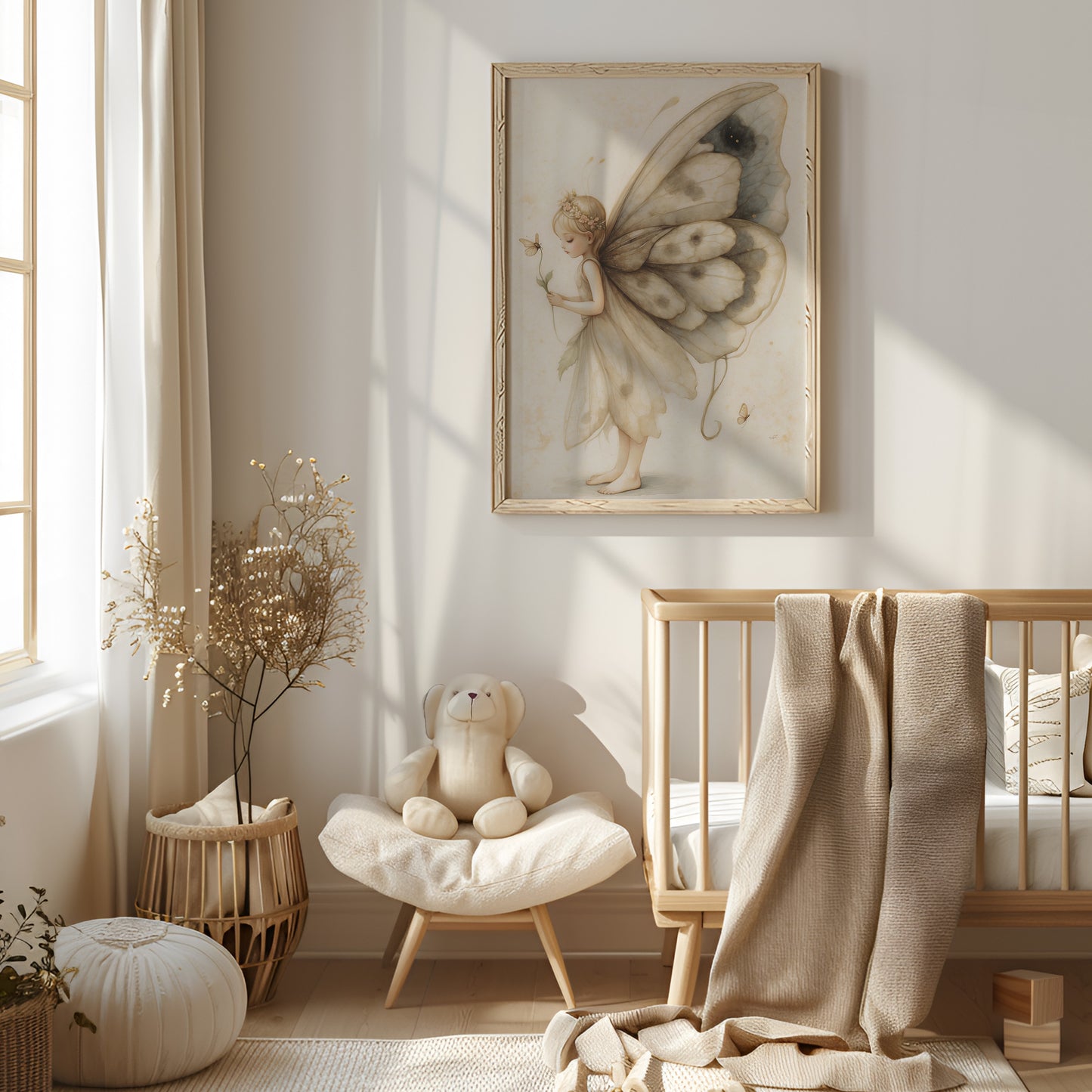 Poster, illustration av liten älva.