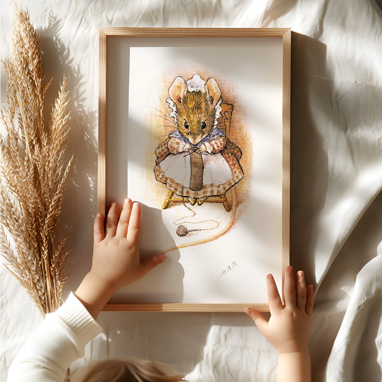 Retro Original Beatrix Potter illustration.