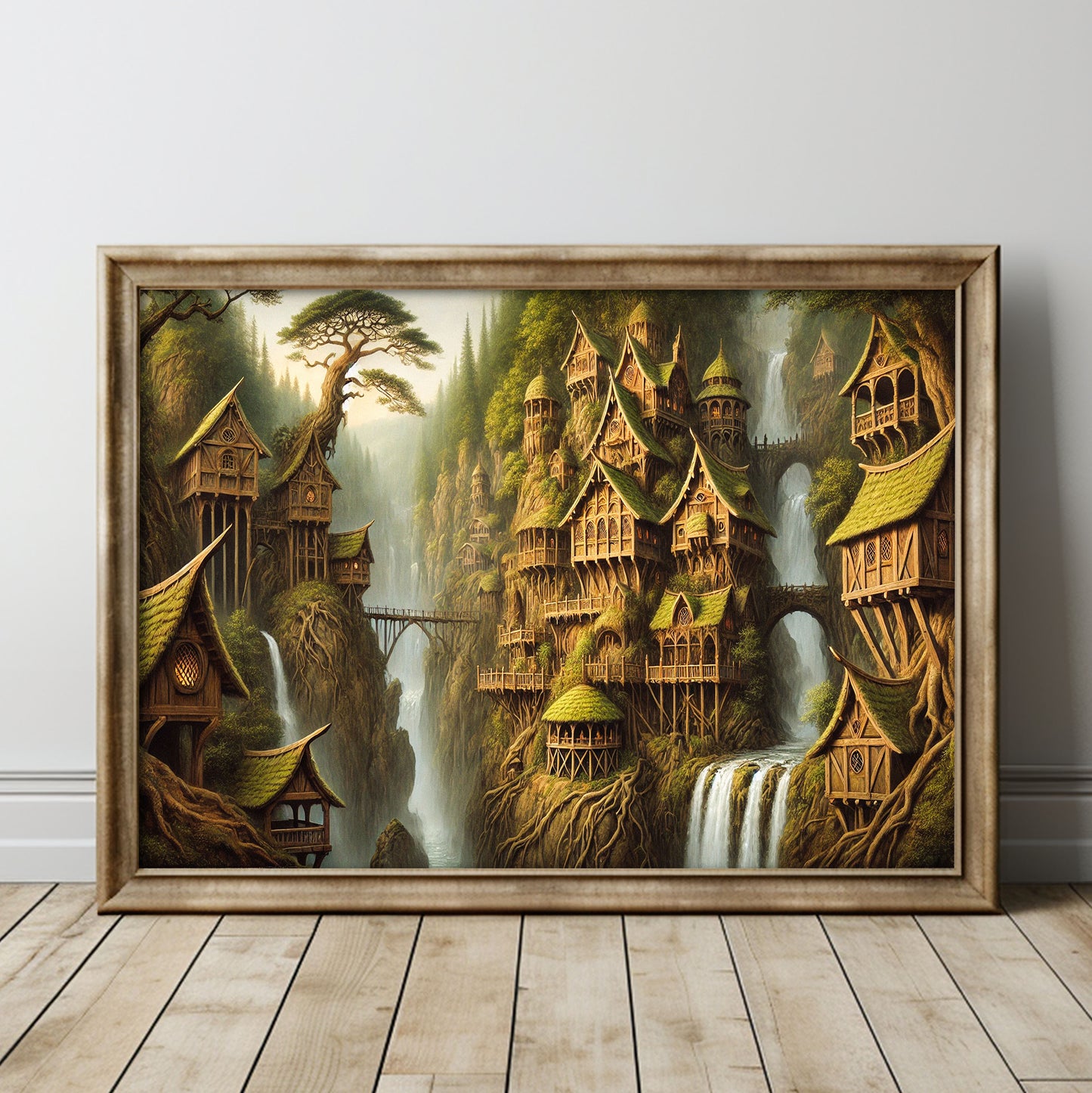 Sagan om Ringen inspirerad poster, Rivendell.