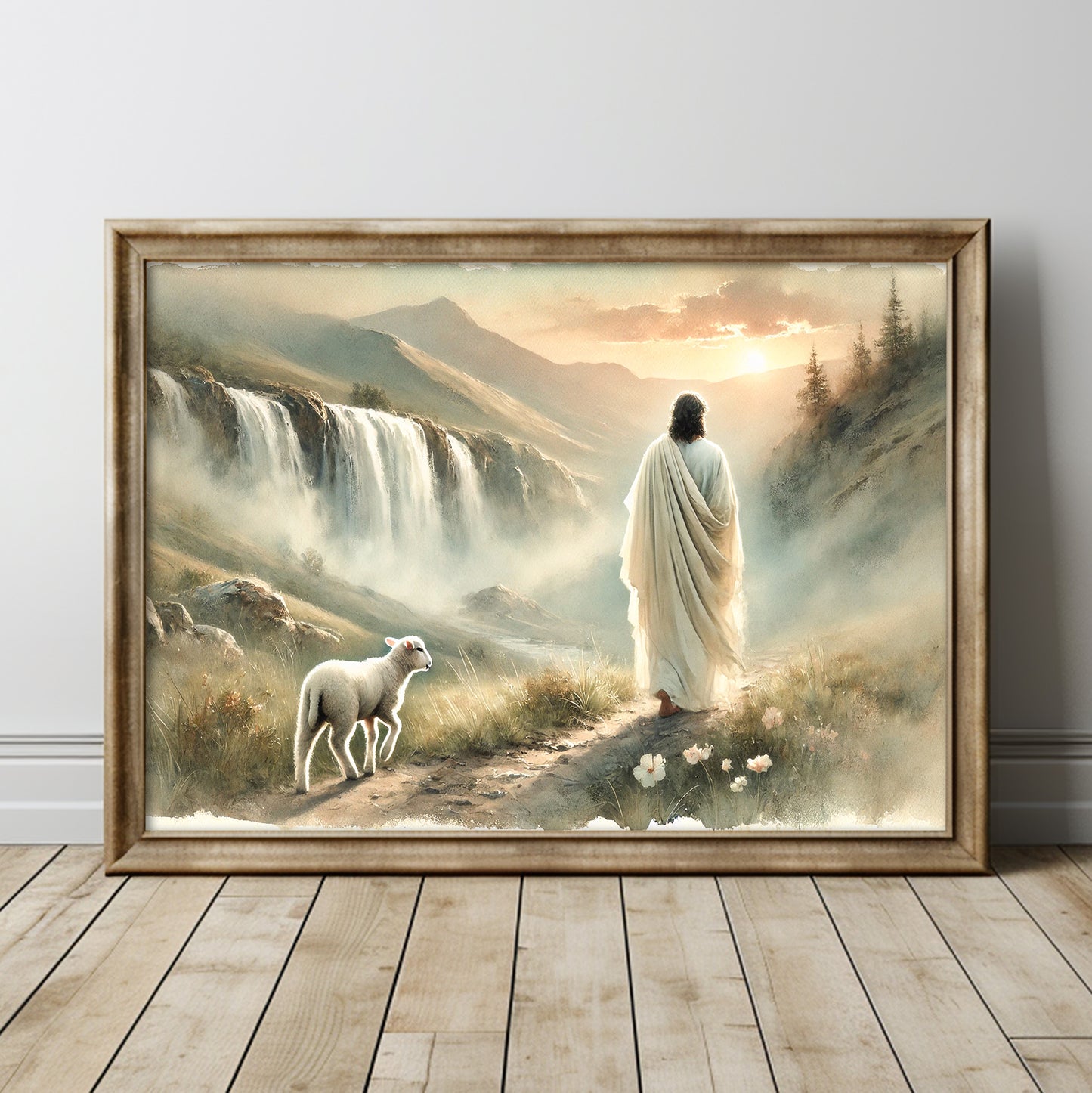 Herren är min herde, Jesus Poster.