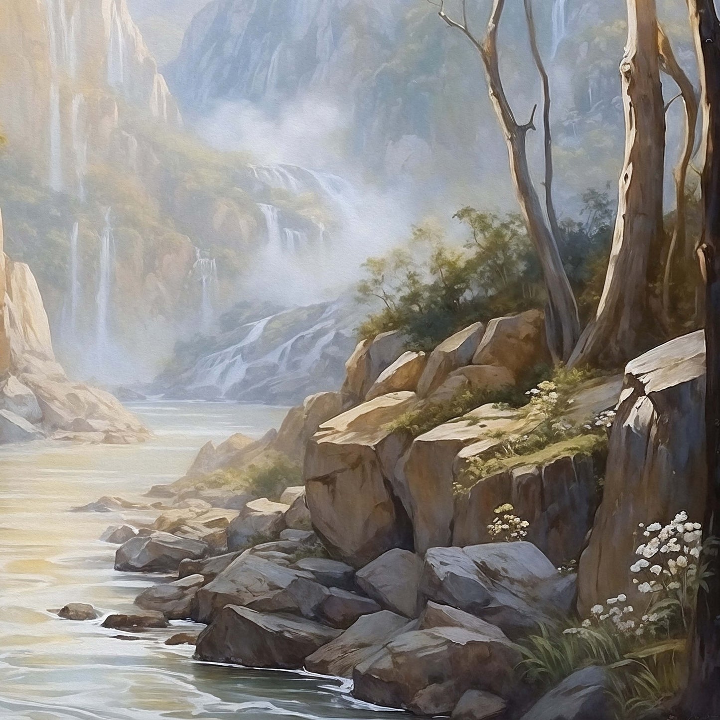 Sagan om Ringen inspirerad poster, Rivendell.