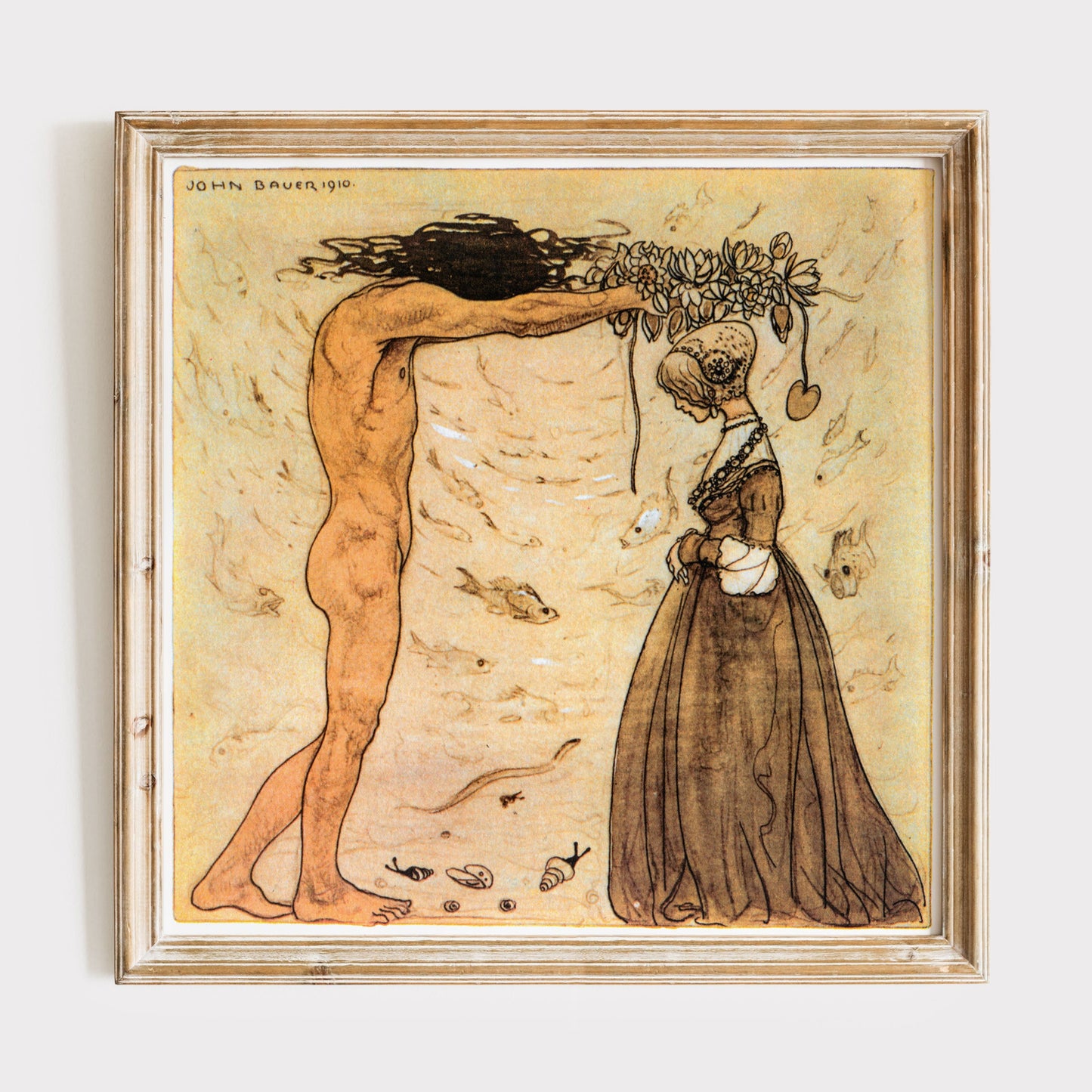 Vintage Poster av John Bauer.