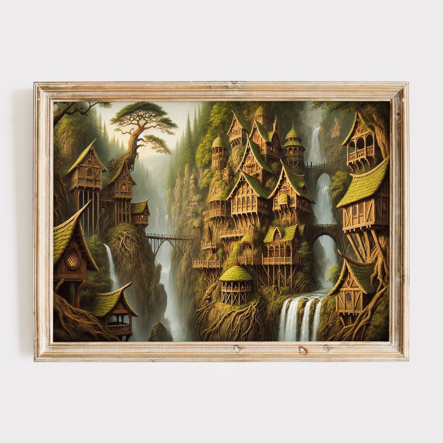 Sagan om Ringen inspirerad poster, Rivendell.