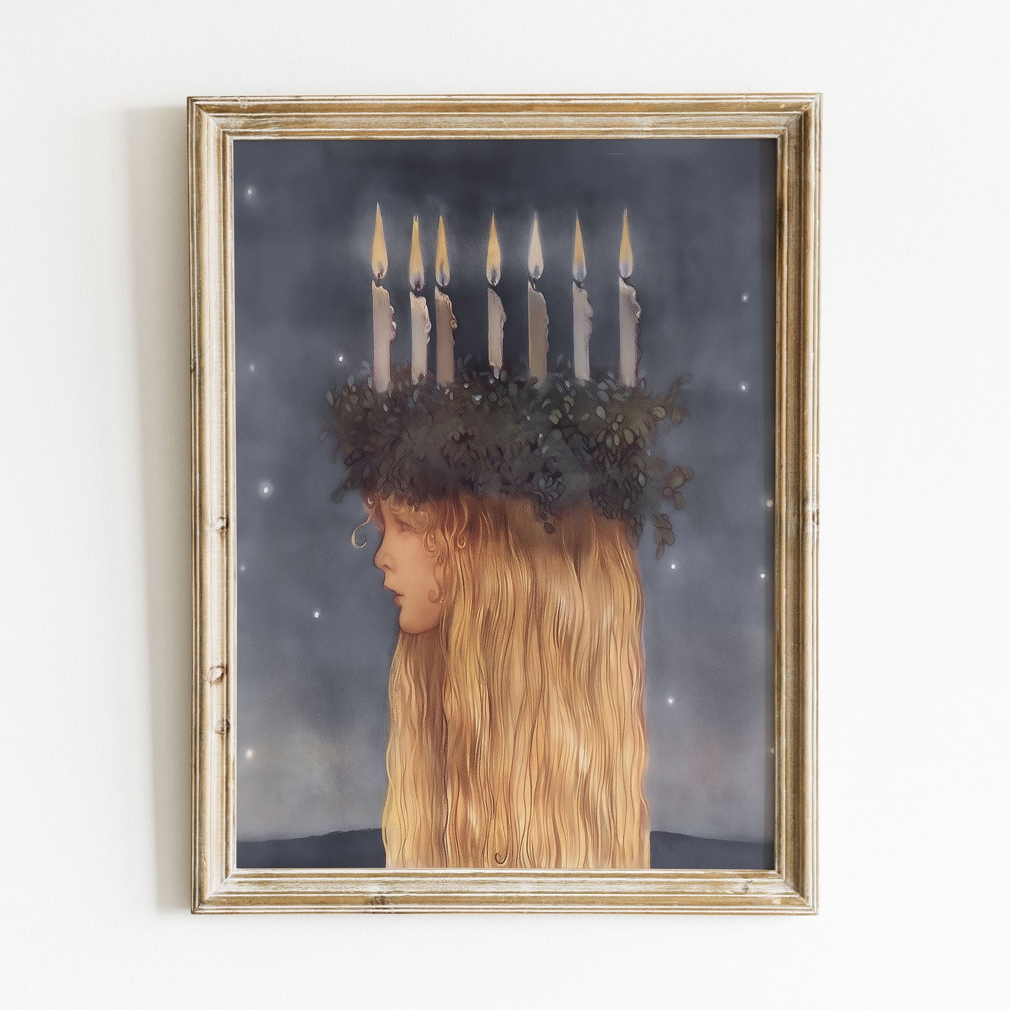John Bauers Klassiska Lucia Poster