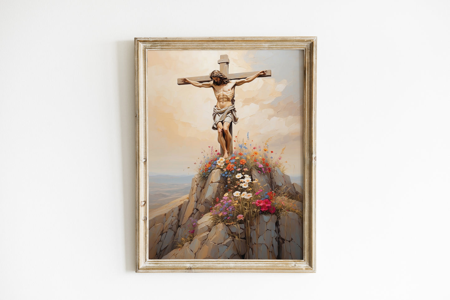 Kristen poster, Jesus korsfästning.