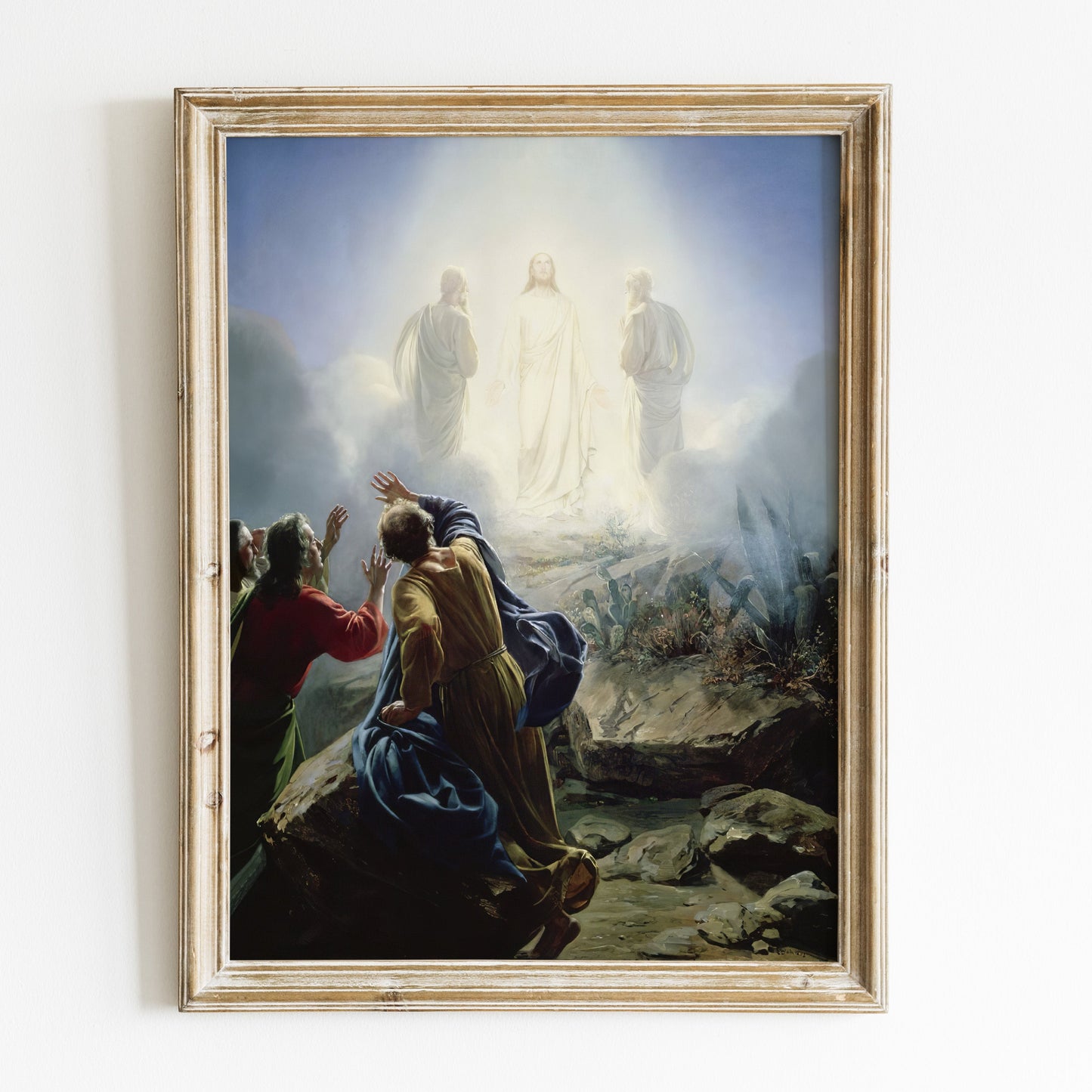 Jesus uppståndelse, oljemålning av Carl Bloch.
