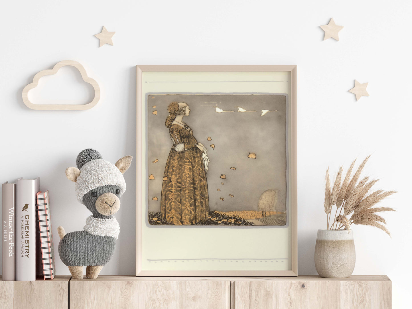 John Bauer Poster, Prinsessa på fält.