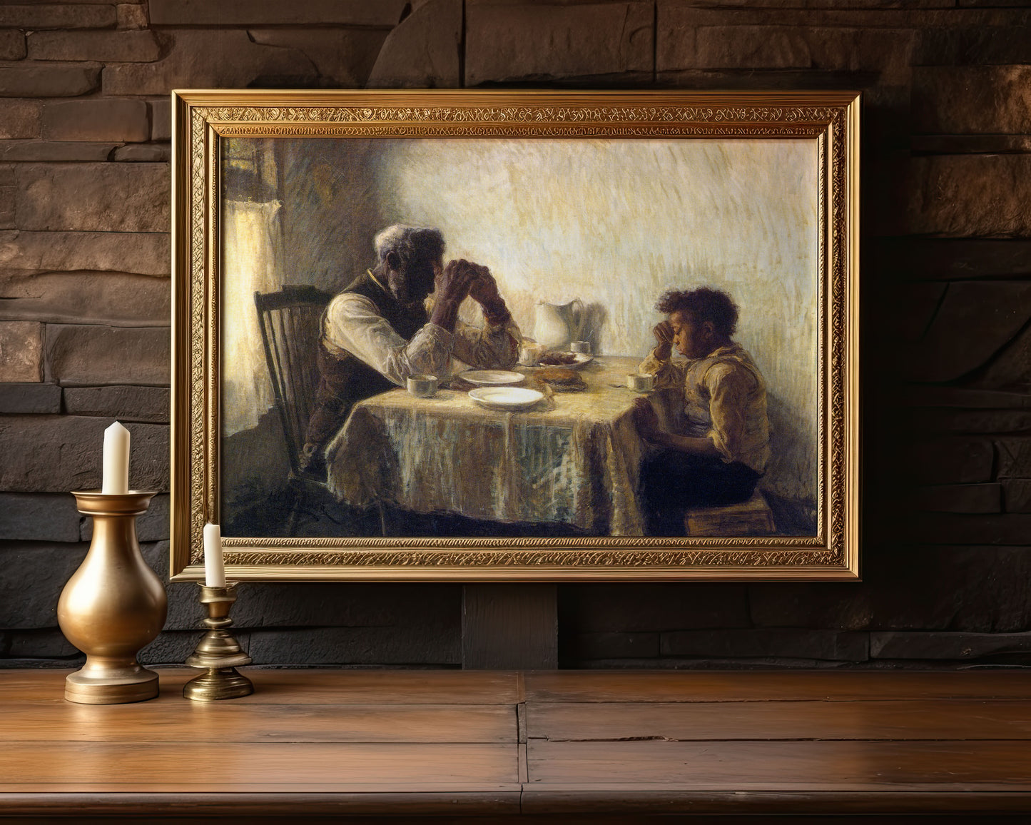 The Thankful Poor av Henry Ossawa Tanner.