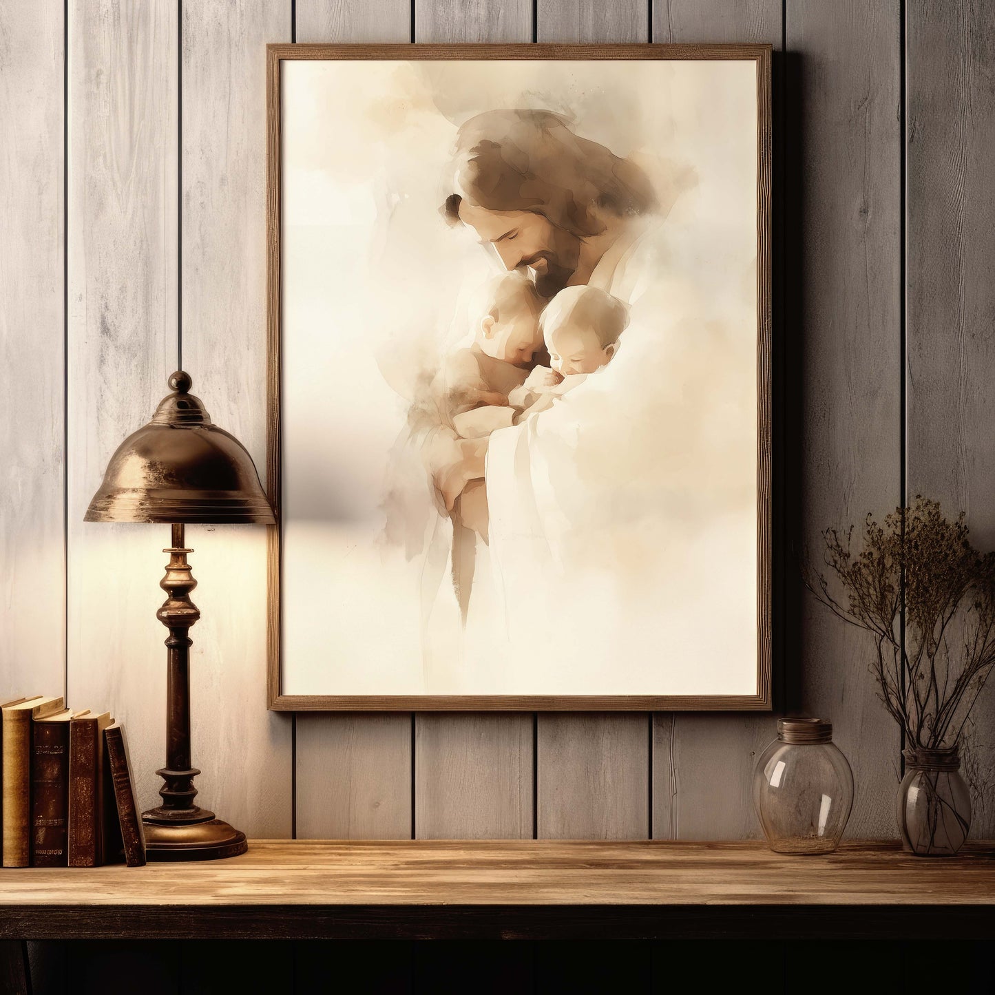 Jesus beskyddaren, "Christ Embrace" Poster.