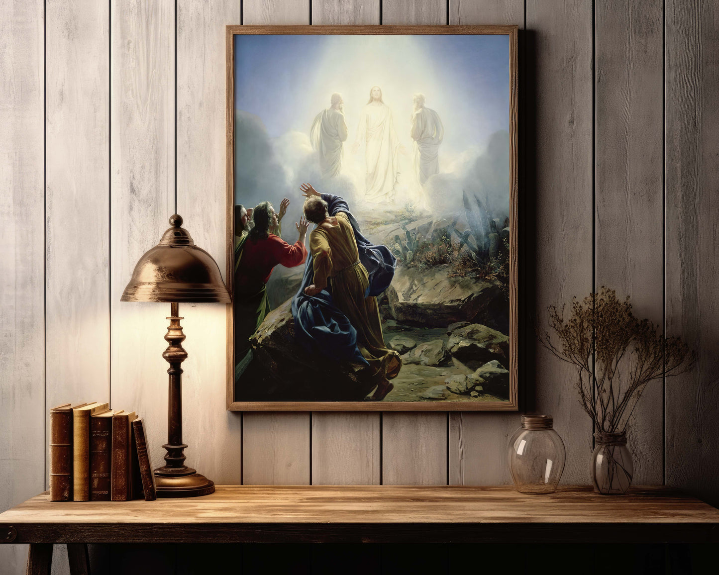 Jesus uppståndelse, oljemålning av Carl Bloch.