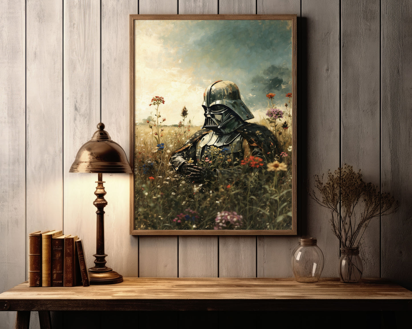 Stjärnornas krig inspirerad poster.