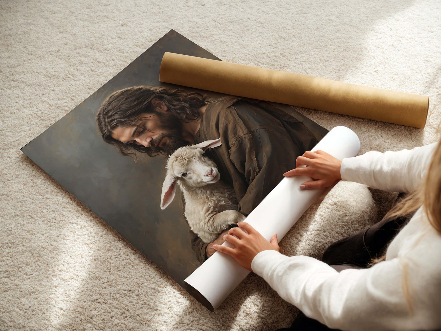 Jesus Poster, herren är min herde.