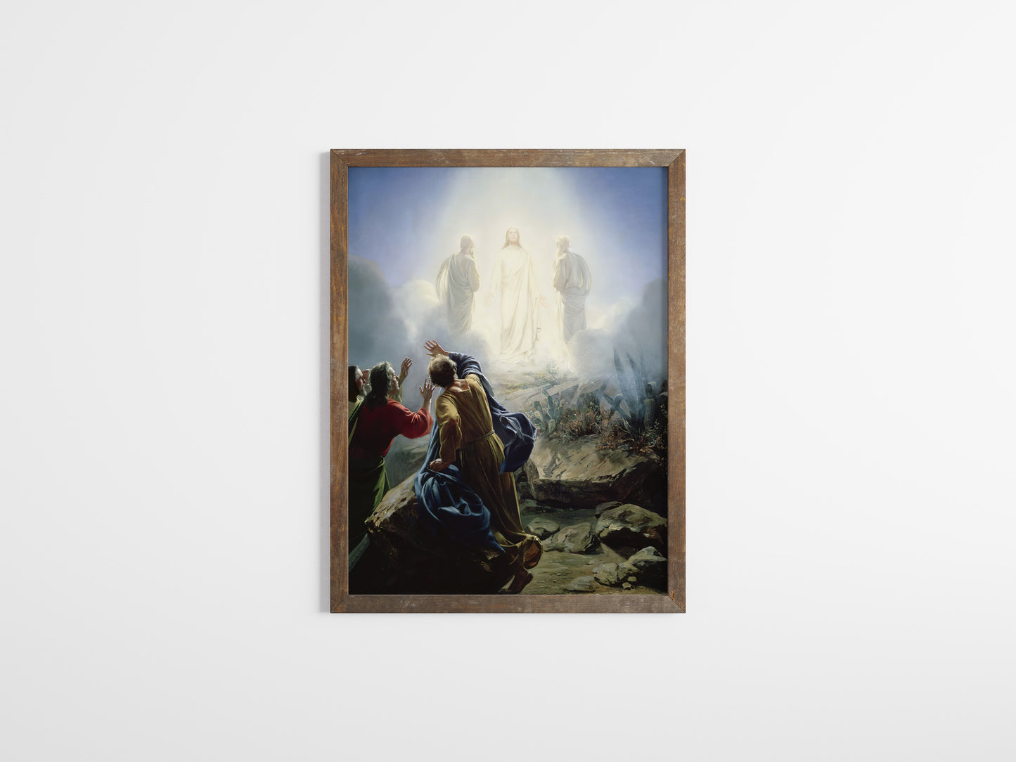 Jesus uppståndelse, oljemålning av Carl Bloch.