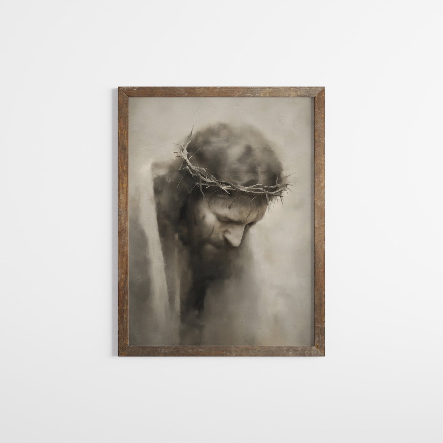 Jesus med törnekrona, Poster