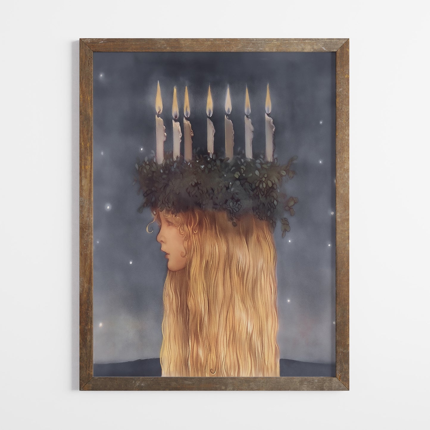 John Bauers Klassiska Lucia Poster