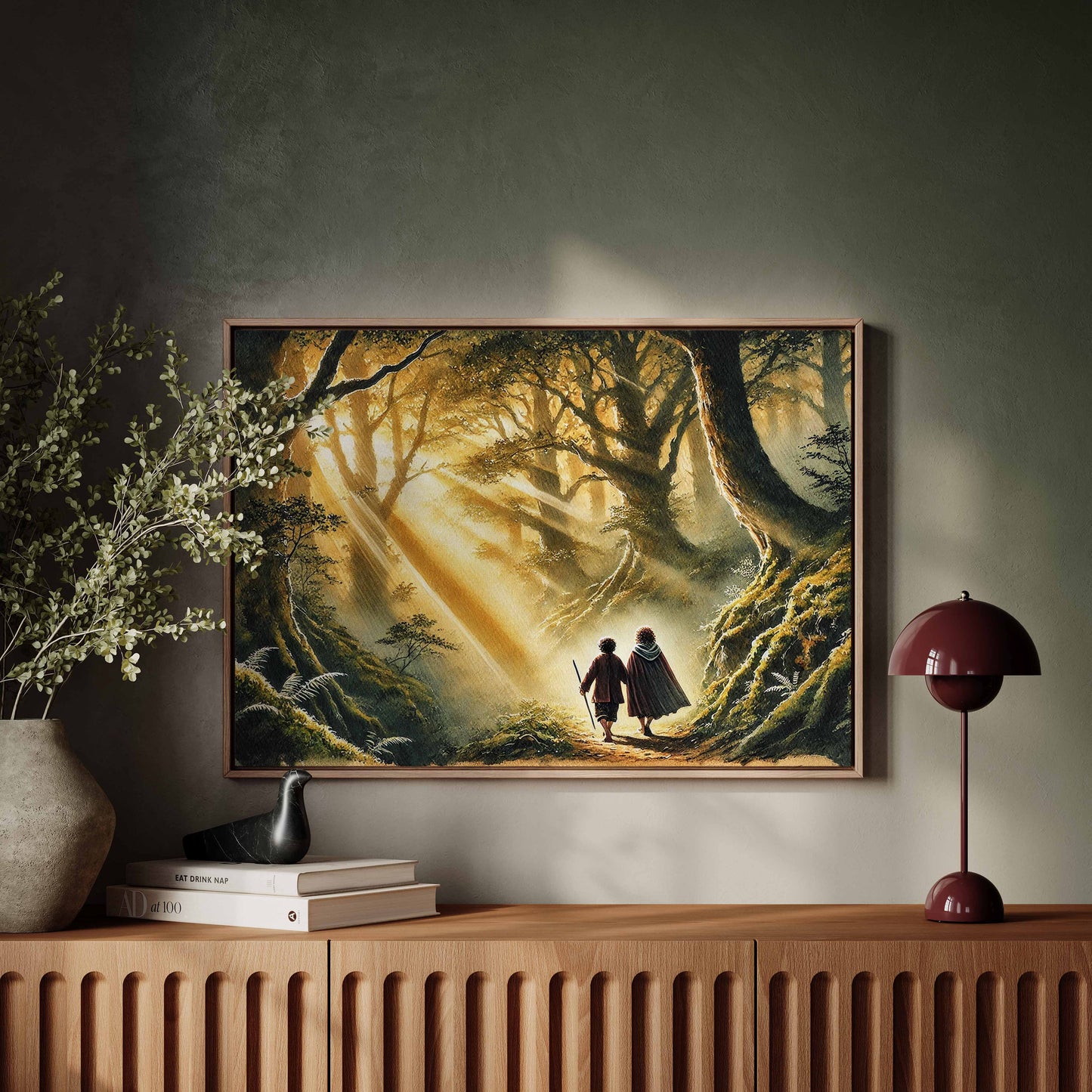 Sagan om Ringen inspirerad poster.