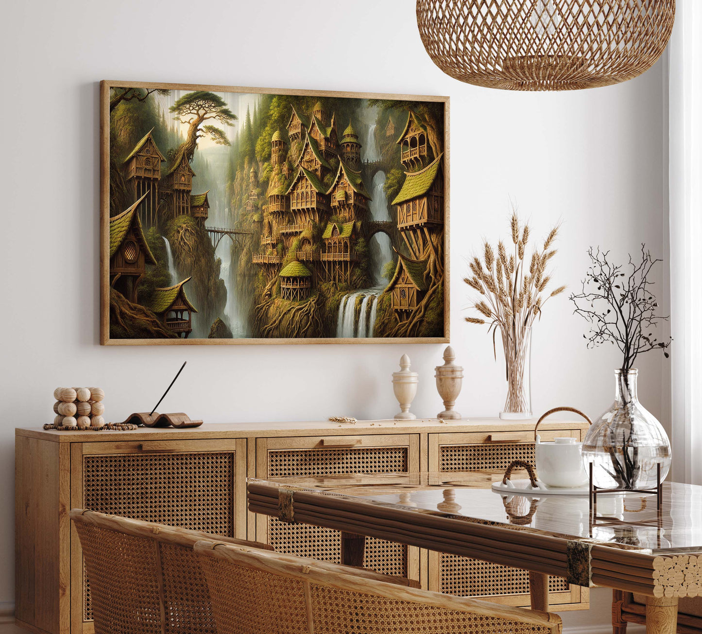 Sagan om Ringen inspirerad poster, Rivendell.