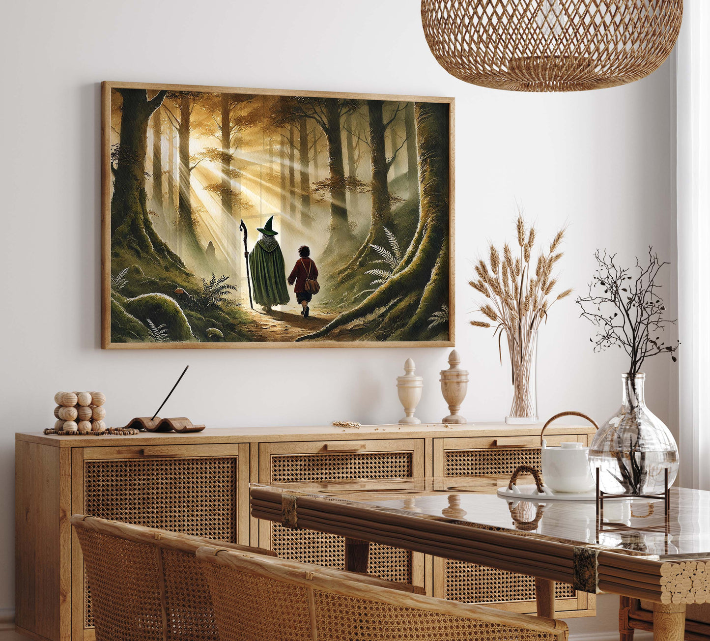 Unik Sagan om Ringen inspirerad Poster.